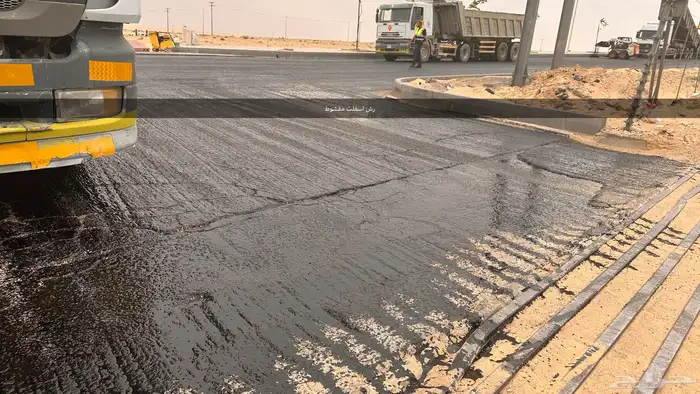 رش مادة Mc_1 Rc_2 ( قار )   معدات اسفلت رصاصة بوبكات فرادة 31