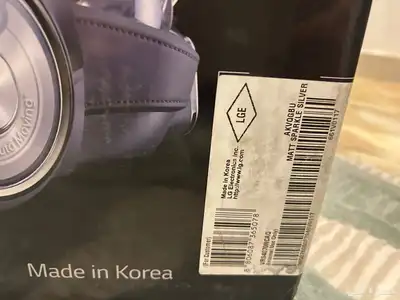 مكنسه جديده بقراطيس الوكاله لم تستخدم المكنسه شحن من LG 2