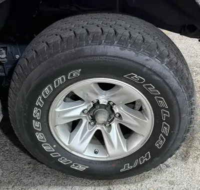 باترول24 جنوط اصليه 5مع كفرات برجستون 4 0