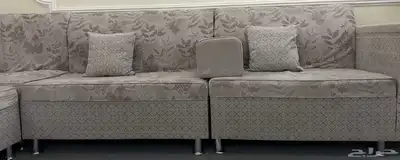 طقم كنب رمادي مستعمل 2
