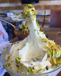 بوظة عربي دق بالفستق والقشطة 8