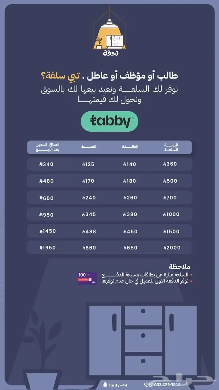 مؤسسة يسر لبيع بطاقات عن طريق تابي 0