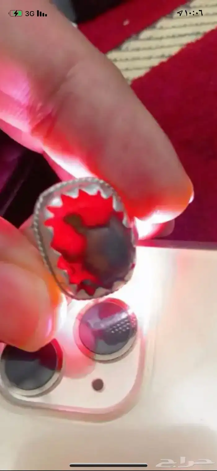 خاتم عقيق قديم انتيك 0