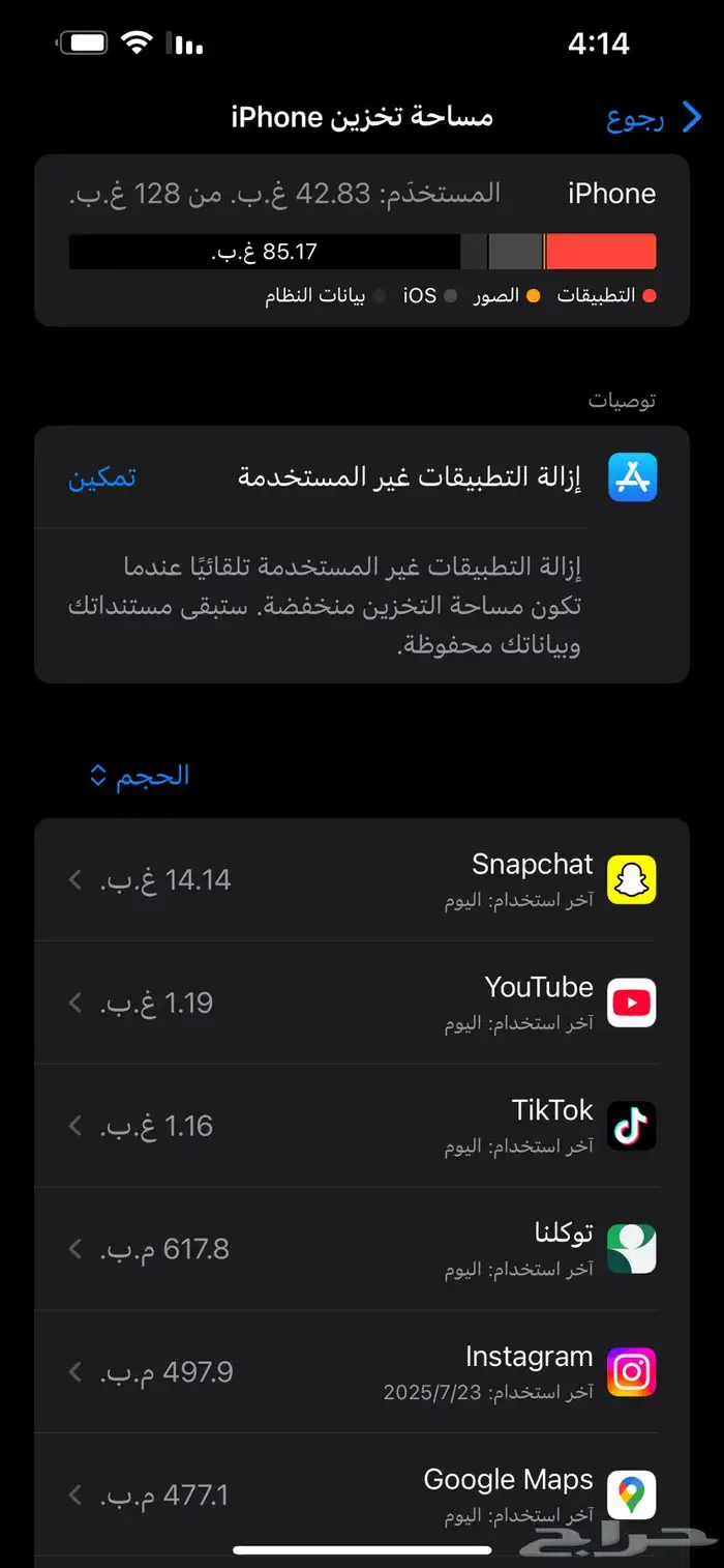 ايفون 13 برو ماكس 128 7