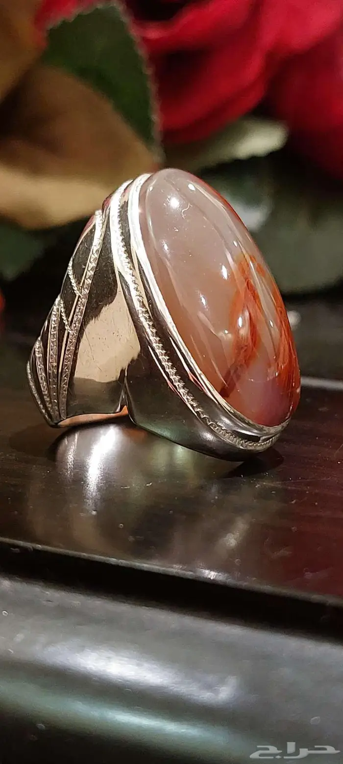 خاتم عقيق يمني راهي 2