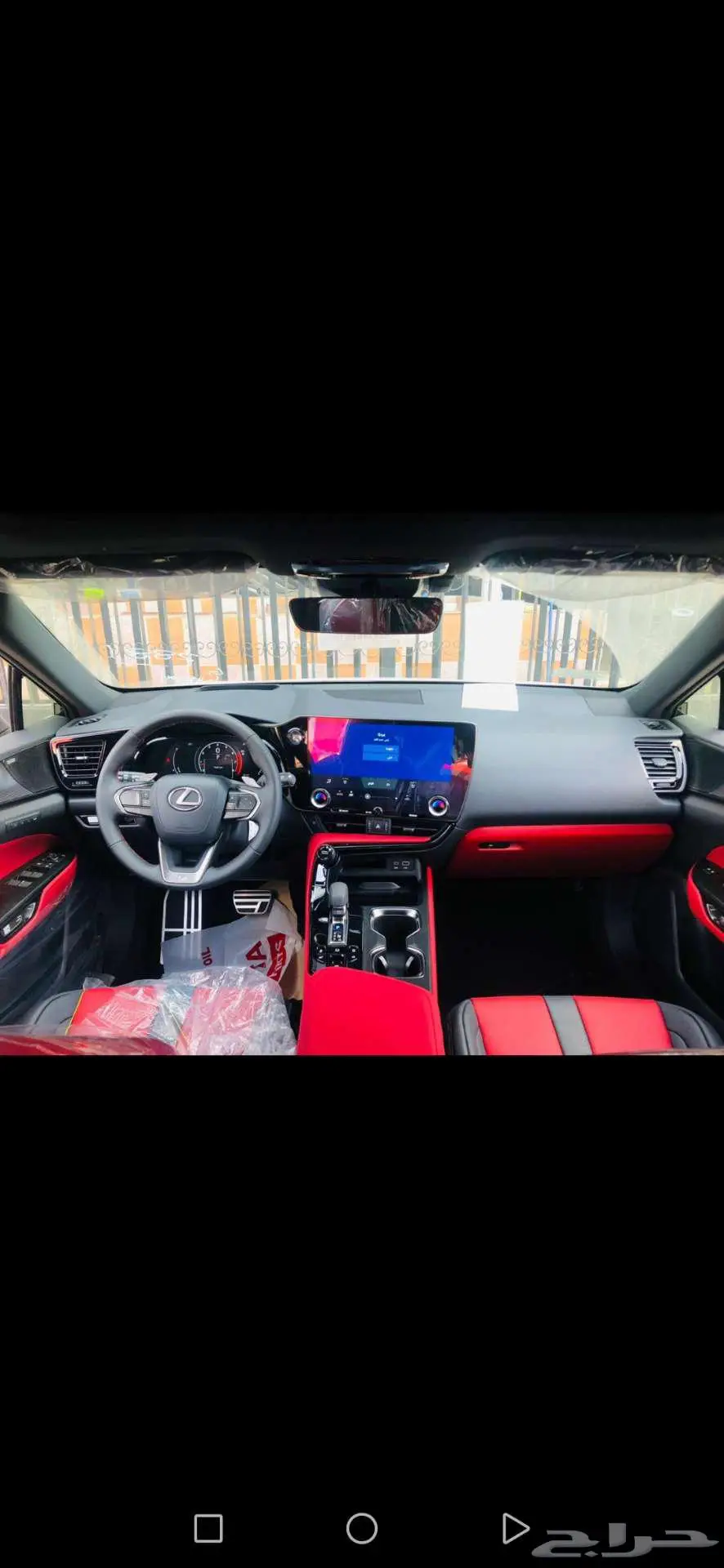 لكزس NX 350 FF 2025 اسبورت سعودي أسود داخل أحمر index