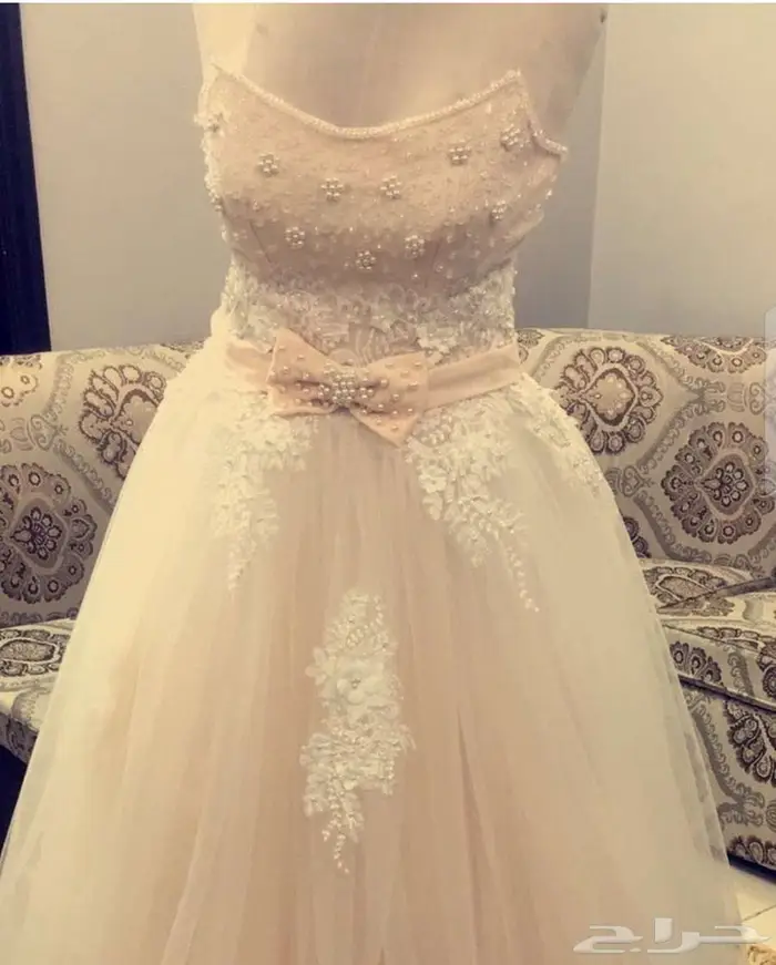 خياطة فساتين سهره بكل دقه 4