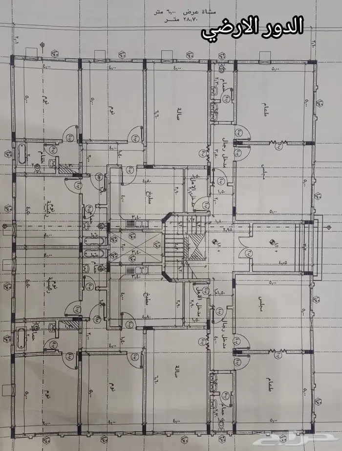 عمارة سكنيه خمس شقق وملحق ارضي للبيع 2