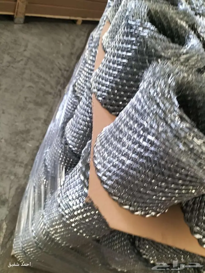 شبك معدني. سلم البلوك الاسمنتى المجافن 15