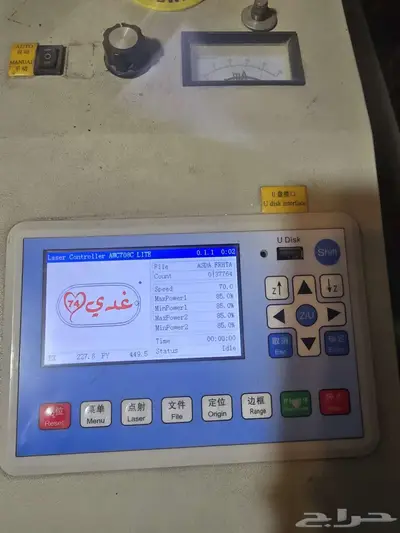 مكينة قص ليزر 90 130و طابعة بلوتر وطابعة حرارية 5