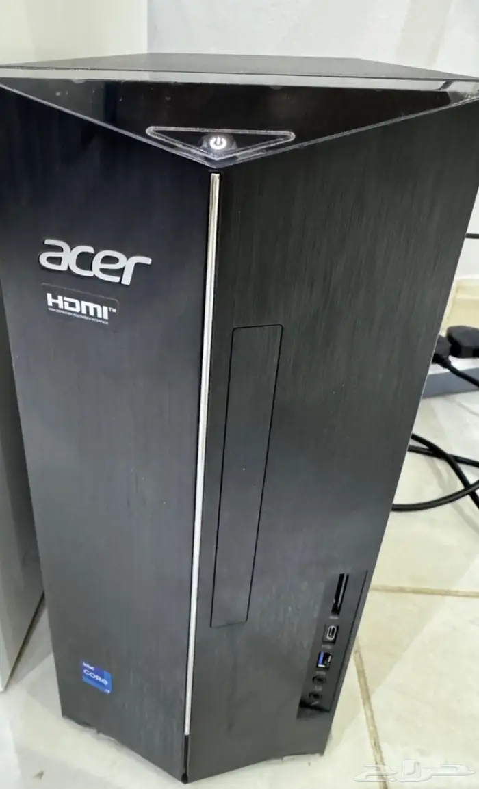 كمبيوتر مكتبي جديد من شركة Acer  كيبورد  شاشه بسعر مناسب 0