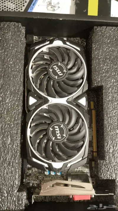 للبيع  كرت شاشة MSI Radeon RX 580 ARMOR 8G - مستخدم 0