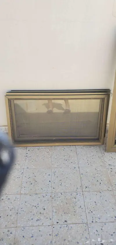 شباك المنيوم دبل جديد للبيع 0