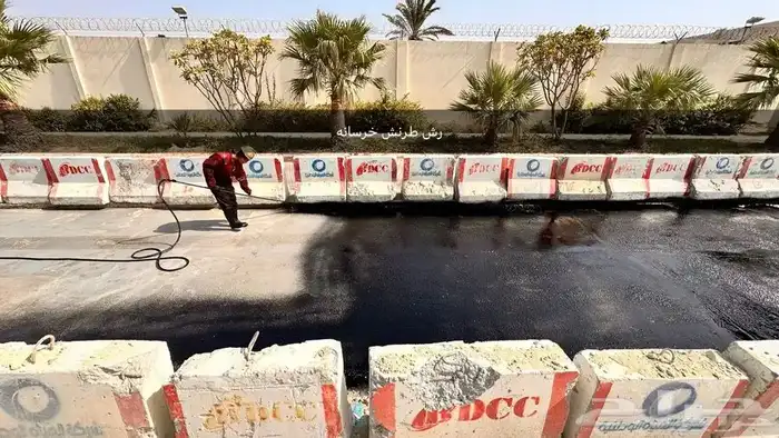 رش مادة Mc_1 Rc_2 ( قار )   معدات اسفلت رصاصة بوبكات فرادة 11
