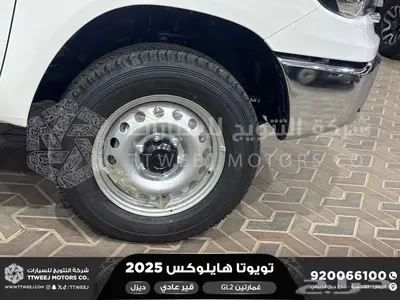 هايلكس غمارتين دبل سلق عادي أبيض ديزل2025 اقل سعر كاش واقساط 2