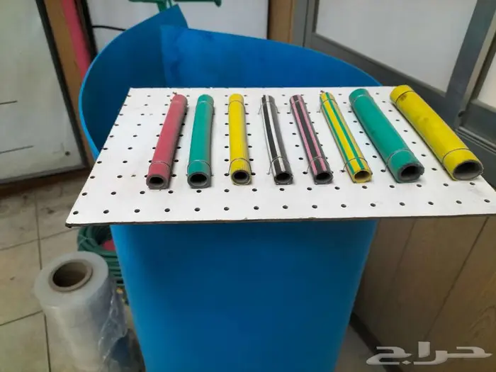 شبك معدني. سلم البلوك الاسمنتى المجافن 1