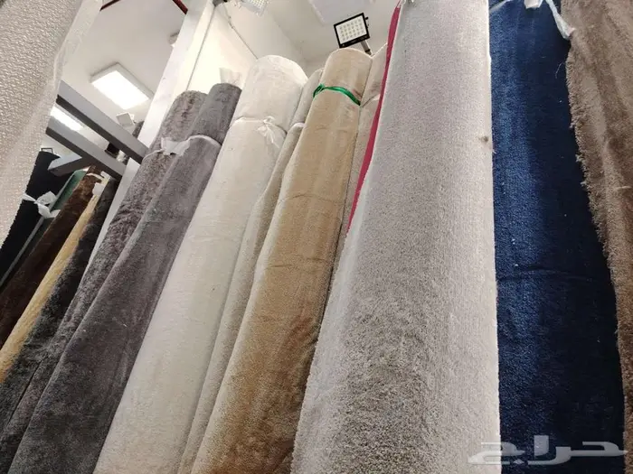 يوجد لدينا جميع انواع الموكيت التركي والحرير الصيني 7