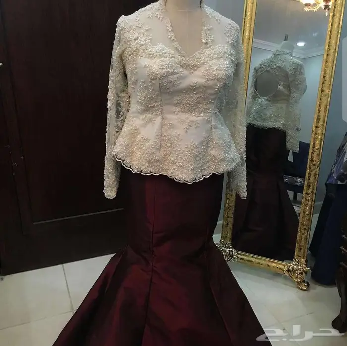 خياطة فساتين سهره بكل دقه 2