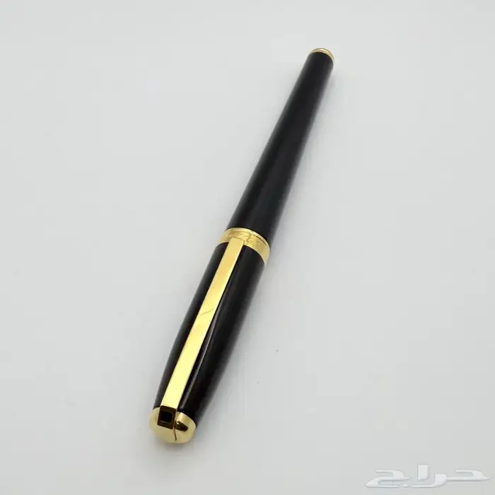 طقم أقلام نادر من S.T. Dupont - تصميم كلاسيكي أسود ذهبي 16
