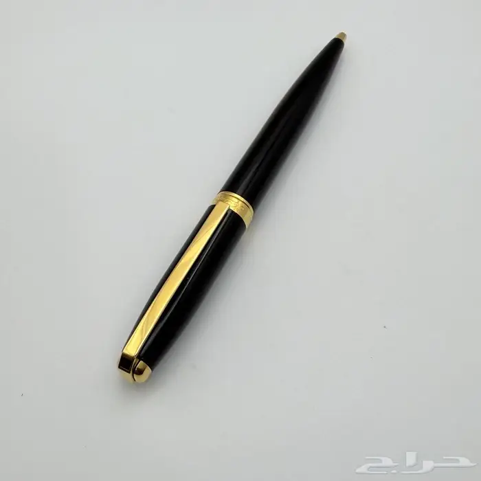 طقم أقلام نادر من S.T. Dupont - تصميم كلاسيكي أسود ذهبي 9