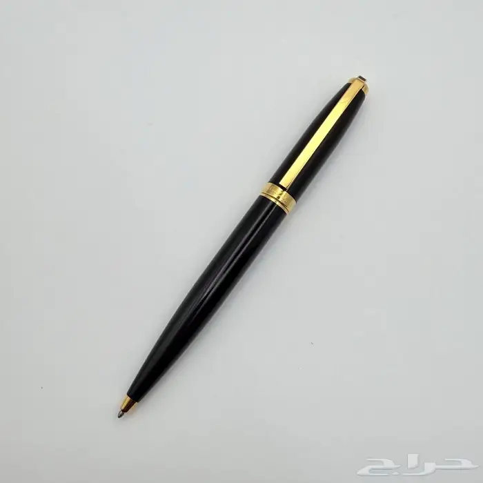 طقم أقلام نادر من S.T. Dupont - تصميم كلاسيكي أسود ذهبي 13