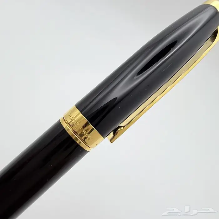 طقم أقلام نادر من S.T. Dupont - تصميم كلاسيكي أسود ذهبي 14