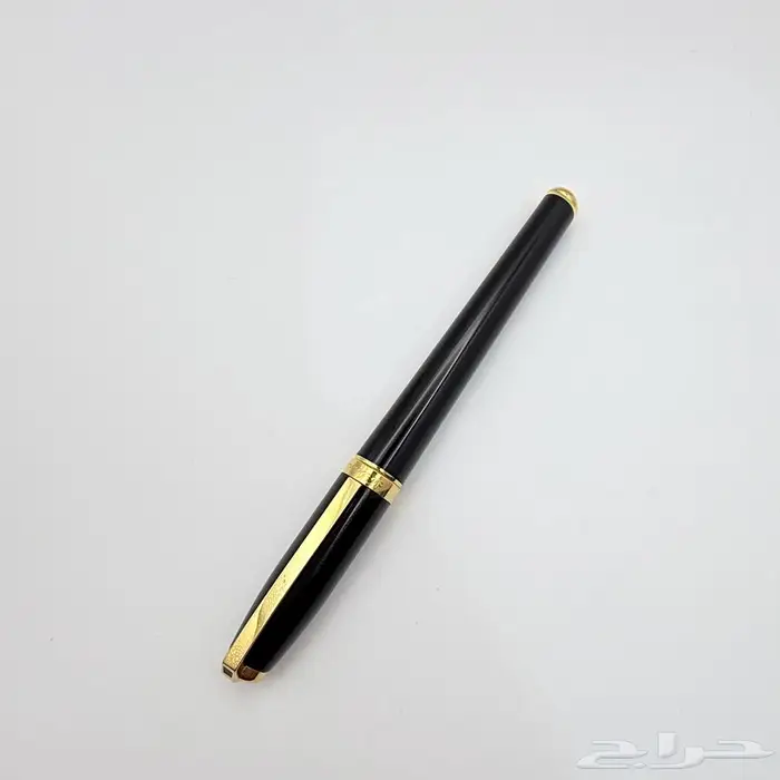 طقم أقلام نادر من S.T. Dupont - تصميم كلاسيكي أسود ذهبي 15
