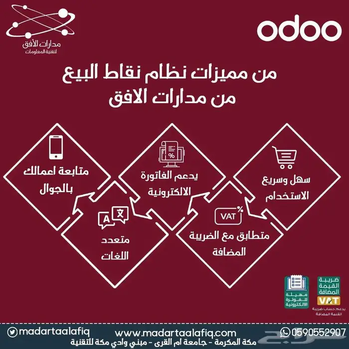 برنامج محاسبي كاشير الفاتورة الضريبية( اودو) 2
