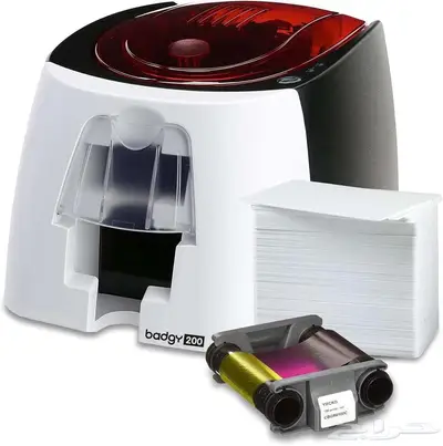 طابعة بطاقات بلاستيكية Evolis Badgy 200 0