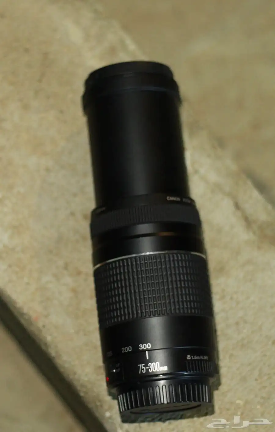 عدسة Zoom كانون 75-300 EF أصلية بحالة ممتازة index
