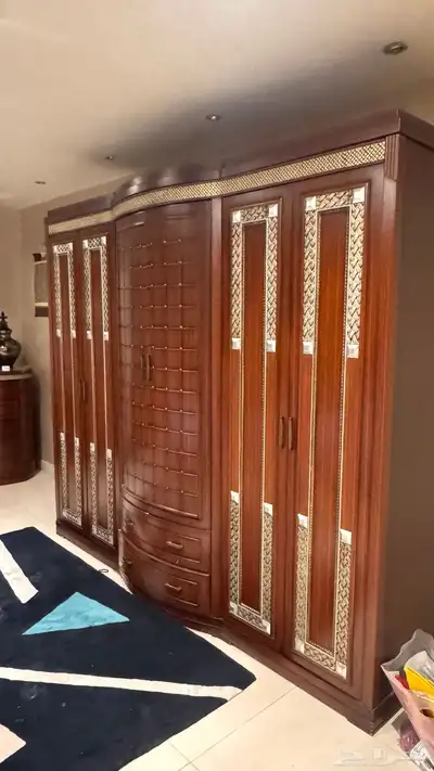 غرفة ثنتين للبيع سرير تسريحة الغرفة الثانية دانوب البنية 3