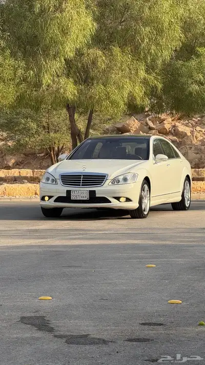 مرسيدس S350 فل كامل جفالي ممشى قليل مخزن2007 2