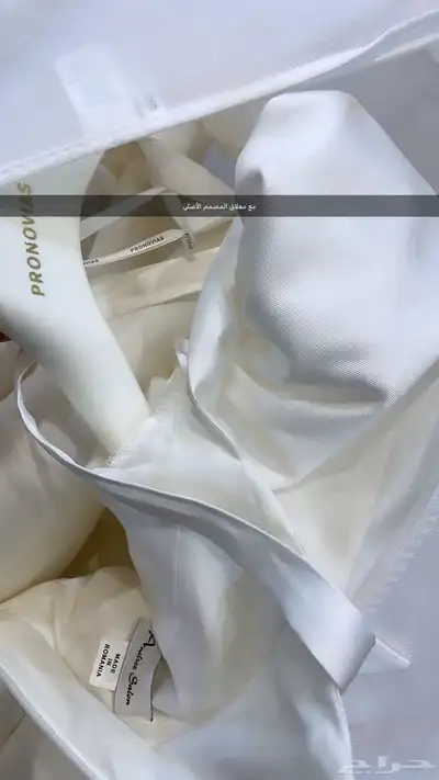 فستان زفاف ابيض بدون طرحه 2