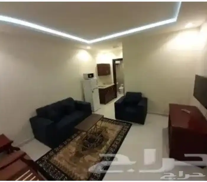 غرفة وغرفة وصالة مفروشة للايجار (شهري) حي الوزارات 1