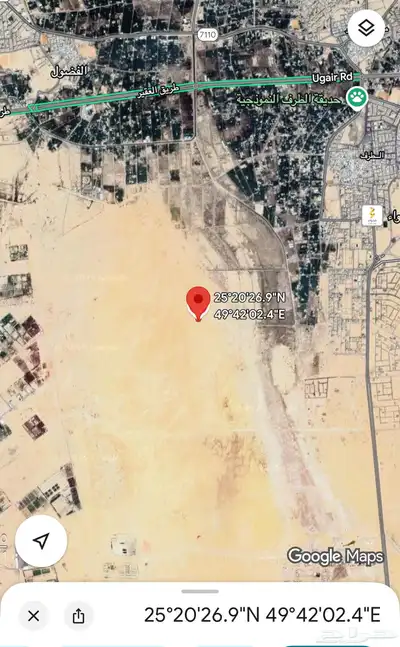 للبيع ارض زاوية ركنية حي الرياض بالاحساء حرف أ 3