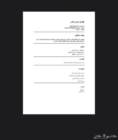 سيرة ذاتية 20 0