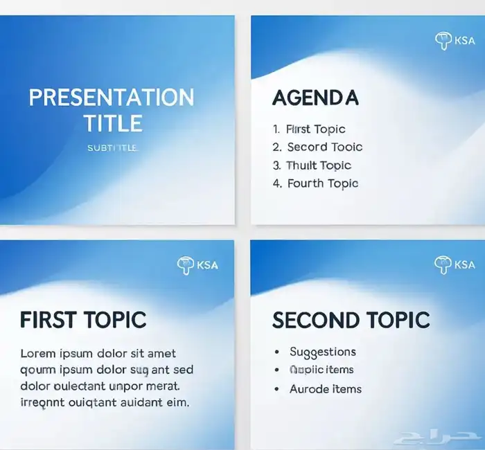 خدمة تصميم عروض تقديمية PowerPoint احترافية 2
