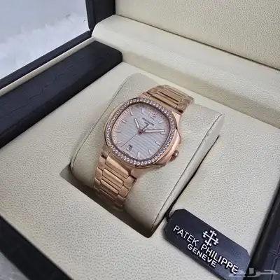 ساعات فليب إستيل نسائي إطار زركون هاي كوالتي. طبق الاصل. 4