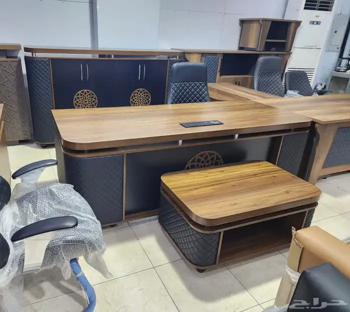 جديد مكاتب إدارية طقم كامل و مكتب مدير و كرسي مكتبي عرض خاص 53