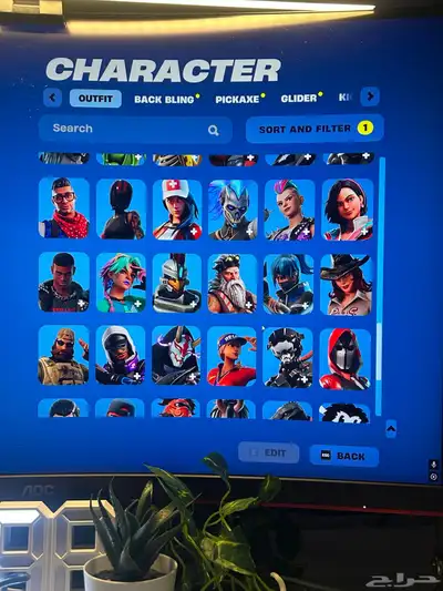 حساب فورت نايت نادر 5