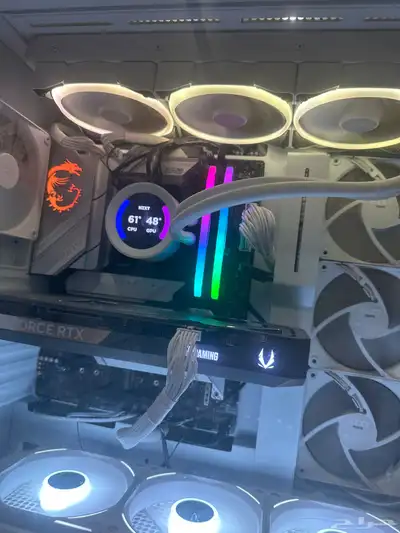 مبرد مائي مع شاشه NZXT KRAKEN Z73 RGB 0
