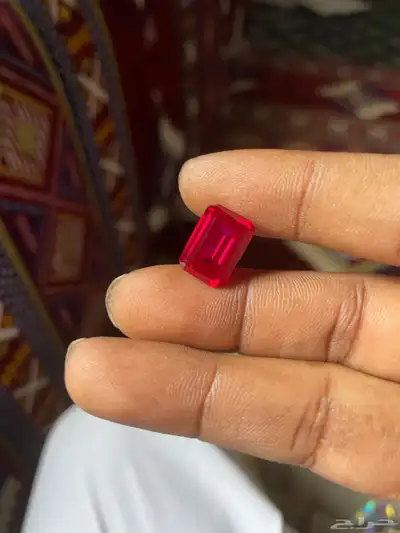 حجر ياقوت بورمي طبيعي 1