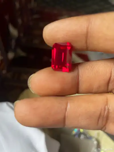 حجر ياقوت بورمي طبيعي 0