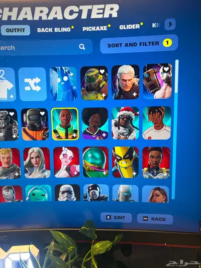 حساب فورت نايت نادر 0