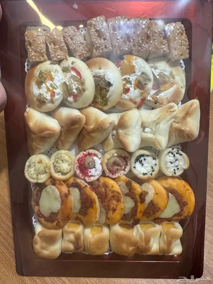 معجنات مشكله حشوه فاخره الصحن 700 جرام توصيل مجانا ل 2 صحون 4