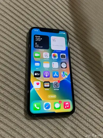 ايفون اكس 256 قيقا اسود 1