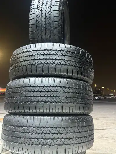 275 60 20 كفرات نيسان بلاتينيوم برجستون نظيفة جدا ومشروطة 2
