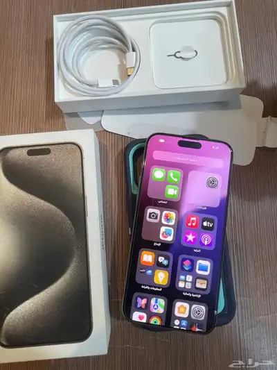 ايفون 15 بروماكس 256 بطاريه 98 7