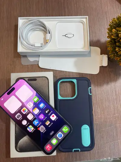 ايفون 15 بروماكس 256 بطاريه 98 0