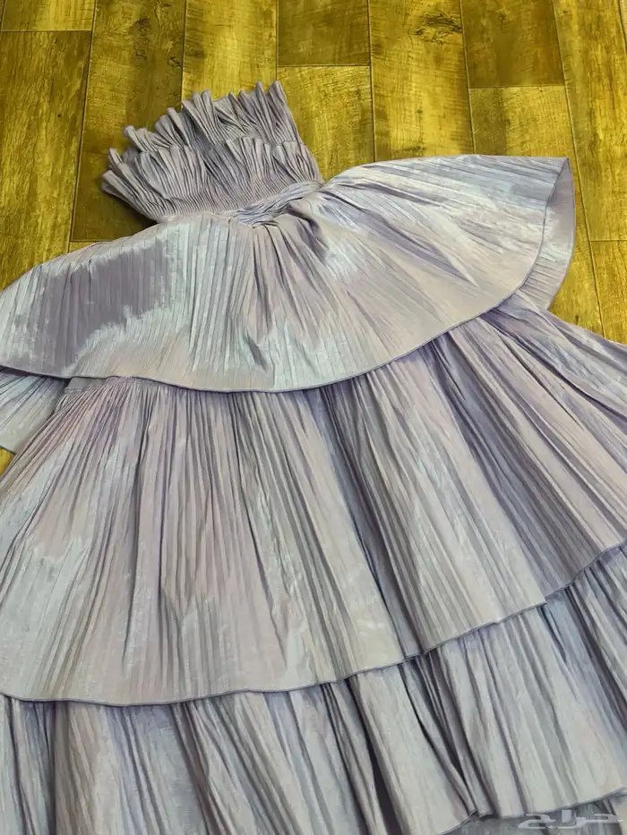 فستان زفاف طويل بنفسجي 2